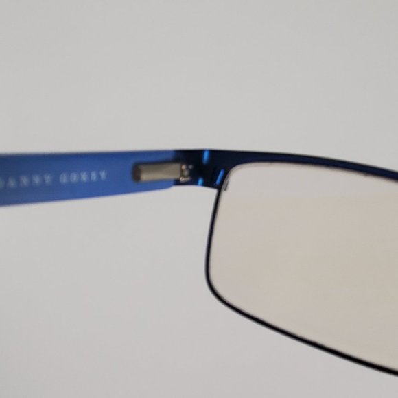 DANNY GOKEY Men's Eyeglass Frames Eyewear Blue Metallic Academia Preppy Office - Picture 11 of 13